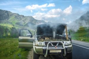 Surchauffe moteur voiture
